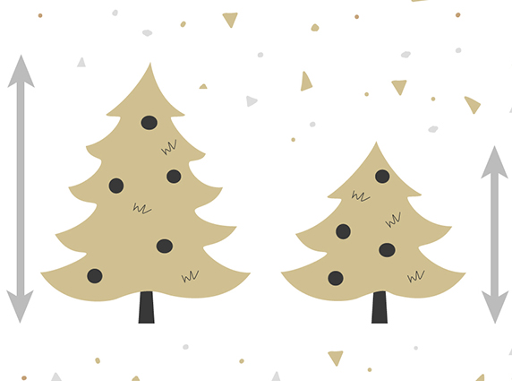 Quelles sont les dimensions des arbres de Noël artificiels FairyTrees ?